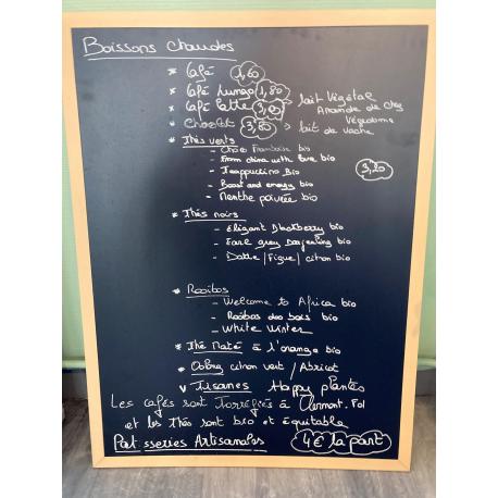 Carte des boissons