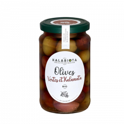ASSORTIMENT D'OLIVES VERTES ET KALAMATA