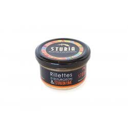 Rillettes d'esturgeon à l'esturgeon fumé