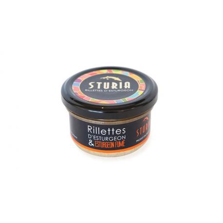Rillettes d'esturgeon à l'esturgeon fumé