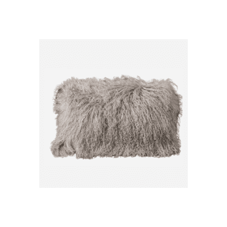 Coussin rectangulaire MAISON YAK poil de tibet