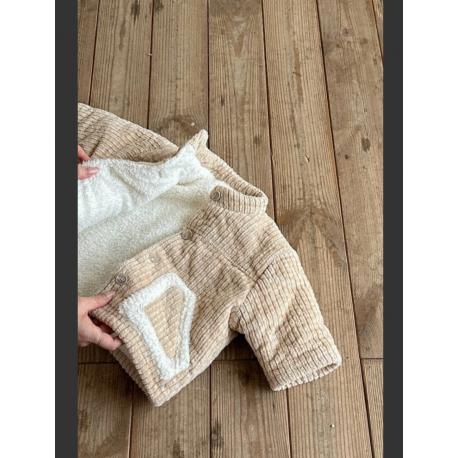 veste Daim et polaire Sherpa